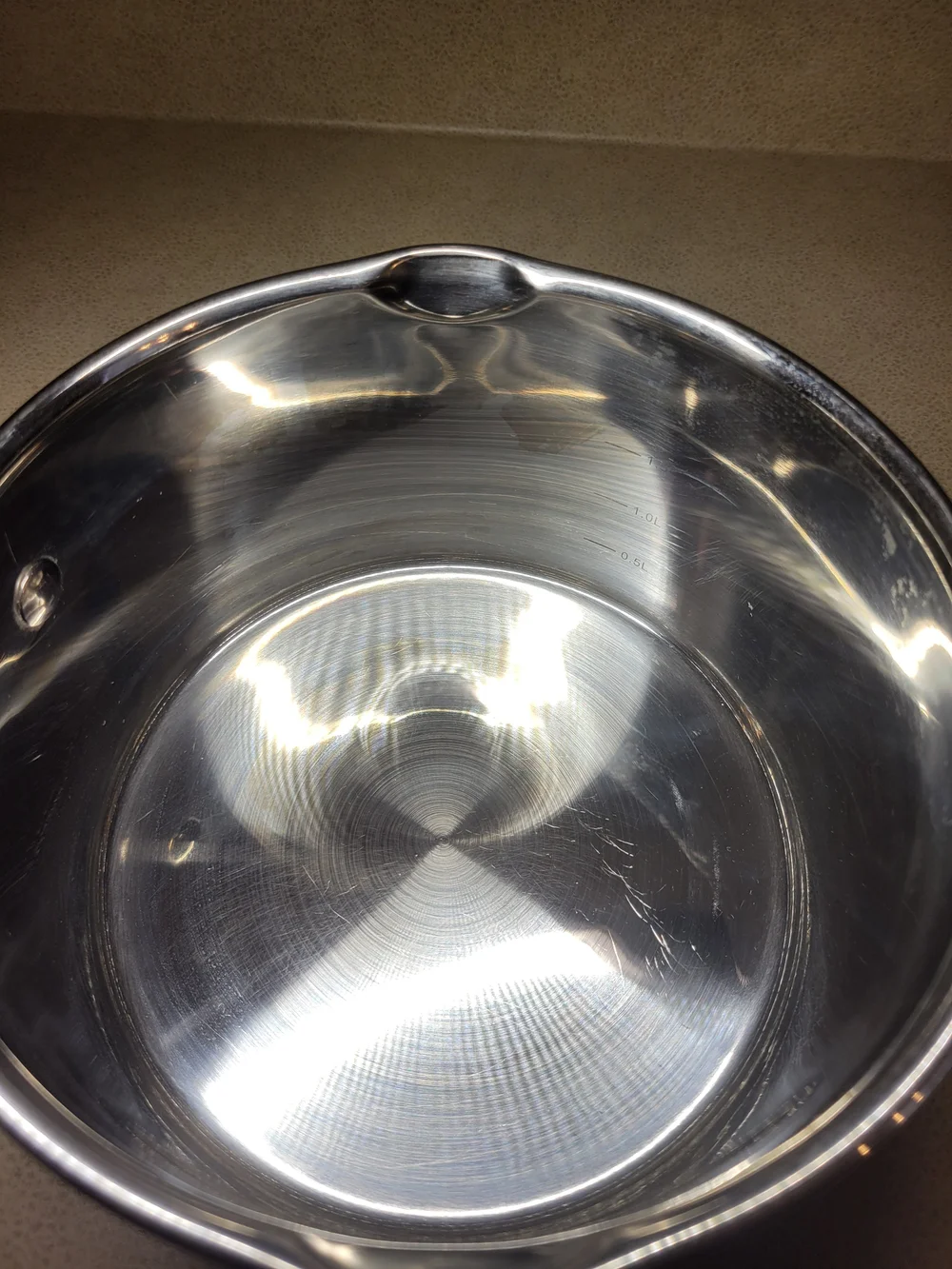 Brookstone Stainless Steel Saucepan with Glass Lid - Silver